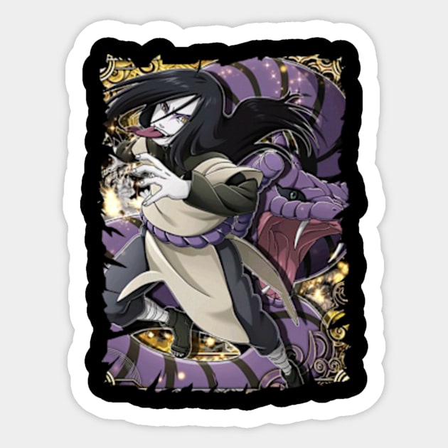 OROCHIMARU MERCH VTG Sticker by funnymushroomz